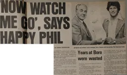 Phil Boersma Signs July 1977