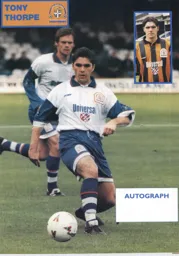 Tony Thorpe poster - 96-97 programme feature