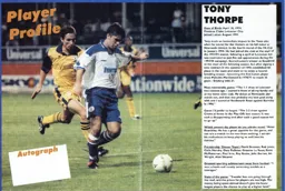 Tony Thorpe poster - 97:98 programme feature