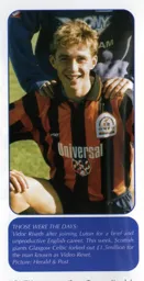 Vidar Riseth, otherwise known also known as Video Reset, is on the move to Celtic - 98:99 programme feature