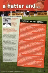 William Harvey McCreadie played for Luton and Wrexham 2013/14 Programme Article 