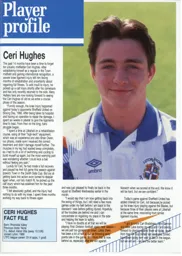 Ceri Hughes Player Profile 1992