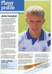 Jamie Campbell Player Profile 1992