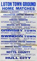 Advertising Poster 1973/74