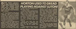 Brian Horton Article 1981