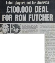 Futcher And West Transfer 1977